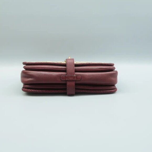 100% Authentic GUCCI Brown Cloth Shoulder Bag - Picture 6 of 11